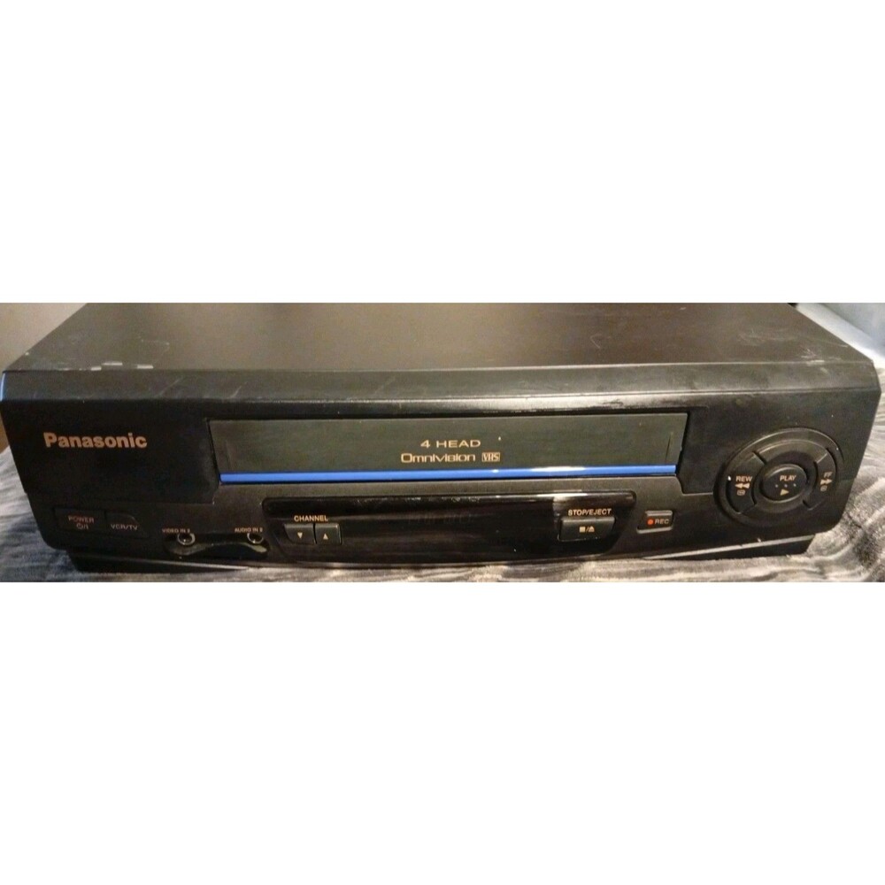 Panasonic PV-V4021 VCR Omnivision 4-Head VHS Player Blue Line No Remote